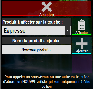 Affecter un produit