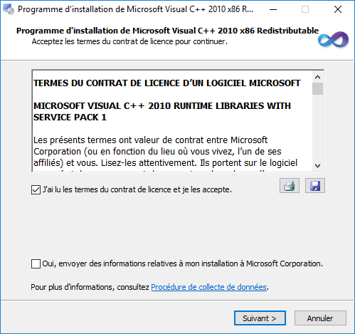 Installation Microsoft Visual 1